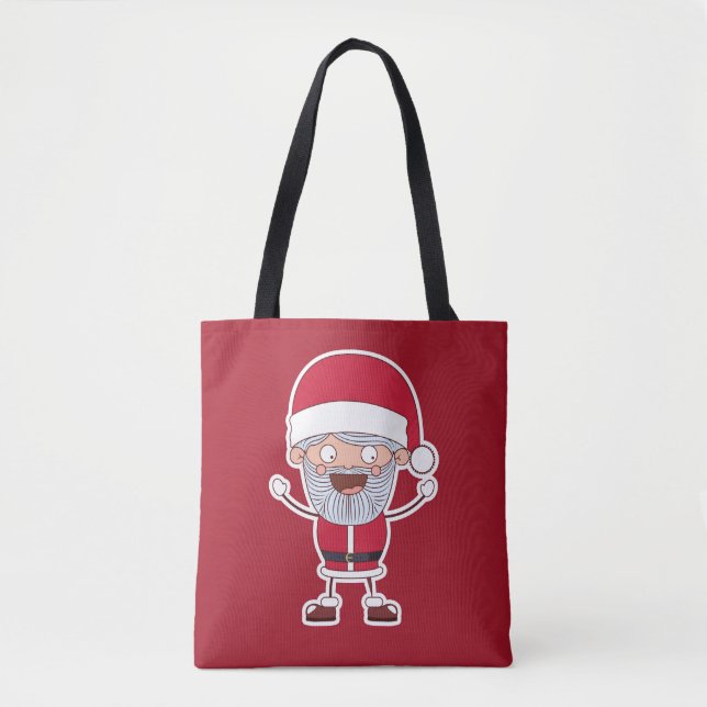 Funny Santa & Rentier Taschen (Vorderseite)