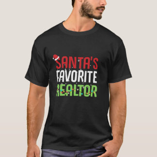 Funny Santa s Lieblings Realtor Anwesen Agent Chri T-Shirt