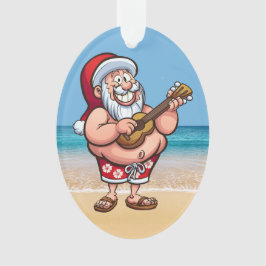 Funny Santa - See Back - Ornament