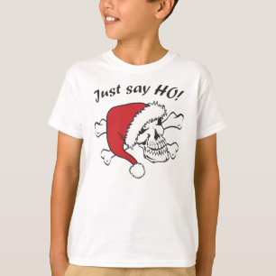 Funny Santa Skull T-Shirt