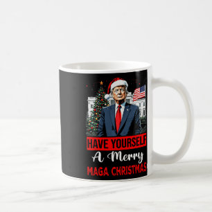 Funny Santa Trump haben Sie ein frohes Weihnachtsf Kaffeetasse