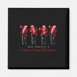 Funny Santa Trump haben Sie ein frohes Weihnachtsf Magnet