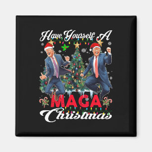Funny Santa Trump haben Sie ein frohes Weihnachtsf Magnet
