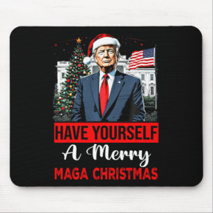 Funny Santa Trump haben Sie ein frohes Weihnachtsf Mousepad