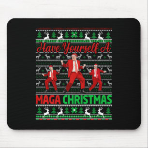 Funny Santa Trump haben Sie ein frohes Weihnachtsf Mousepad