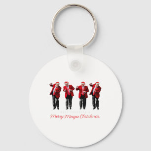Funny Santa Trump haben Sie ein frohes Weihnachtsf Schlüsselanhänger