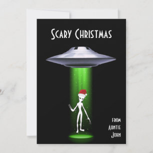 Funny Santa 🎅 🛸 UFO Weihnachten Einladung