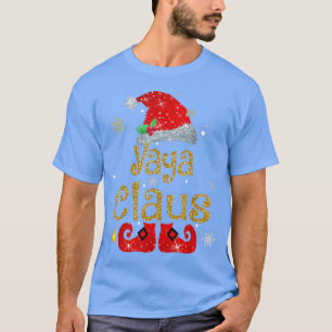 Funny Santa Yaya Claus Weihnachts Matching Family T-Shirt