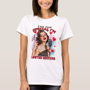 Funny Sarcasm limitierte Zusatz Wort Art Retro Lad T-Shirt