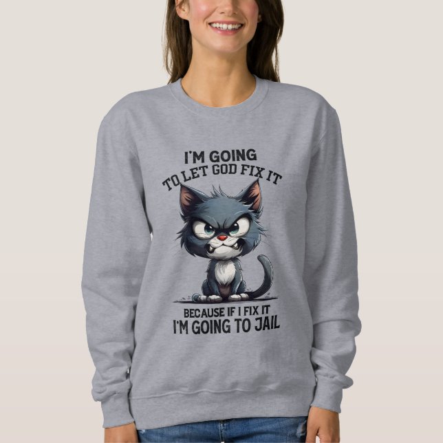 Funny Sarcaso Katzenjammer Sweatshirt (Vorderseite)