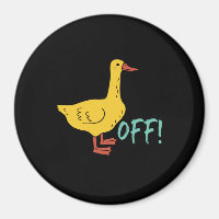 Funny Sarcastic Animal Puck and Spaß Duck Off