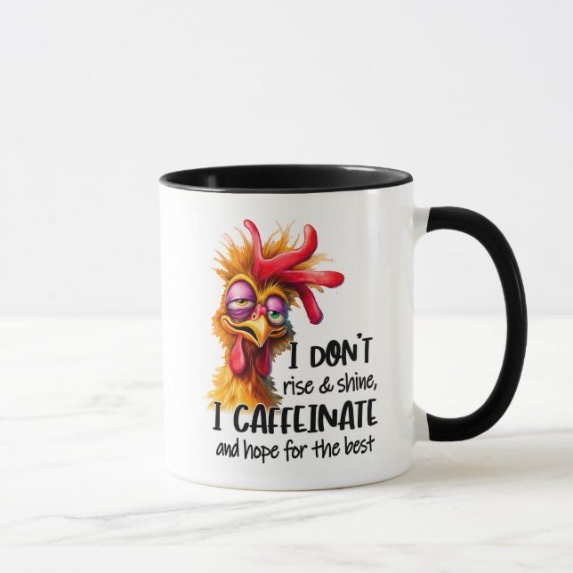 Funny/Sarcastic Animal Redewendungen/Chicken/Kaffe Tasse (Rechts)