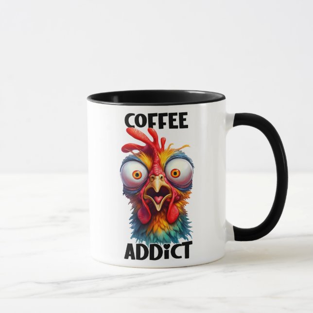 Funny/Sarcastic Animal Redewendungen/Chicken/Kaffe Tasse (Rechts)