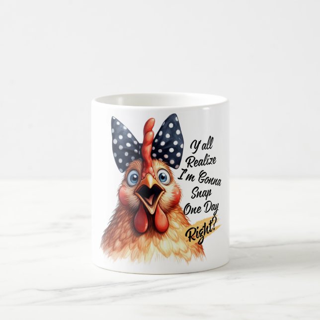 Funny/Sarcastic Animal Redewendungen/Huhn Kaffeetasse (Mittel)