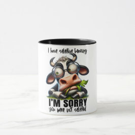 Funny/Sarcastic Animal Redewendungen/Kuh Tasse