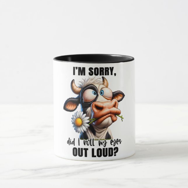 Funny/Sarcastic Animal Redewendungen/Kuh Tasse (Zentrum)