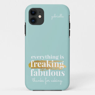 Funny Sarcastic Aquamarin Freaking Fantastisches S Case-Mate iPhone Hülle