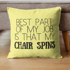 Funny Sarcastic Best Teil meines Job Pillow Kissen
