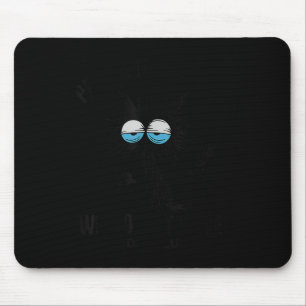 Funny Sarcastic Black Cat Meme Wir kümmern uns nic Mousepad