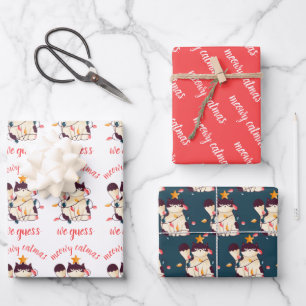 Funny Sarcastic Cat Pub Geschenkpapier Set