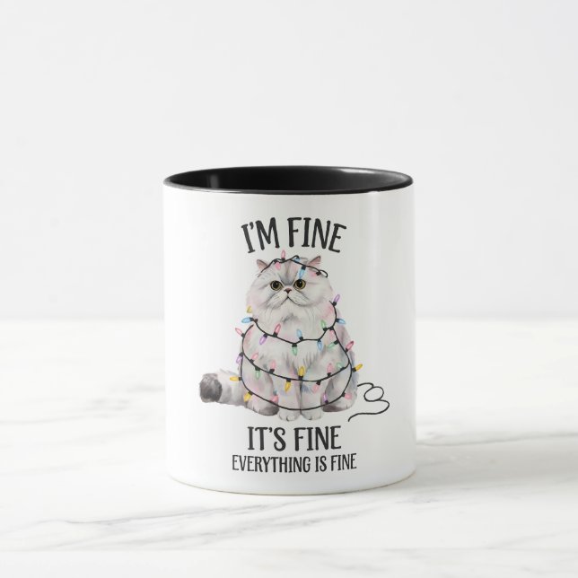 Funny/Sarcastic Cat Tasse (Zentrum)