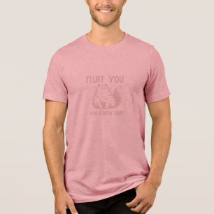 Funny Sarcastic Cat Tri-Blend Shirt