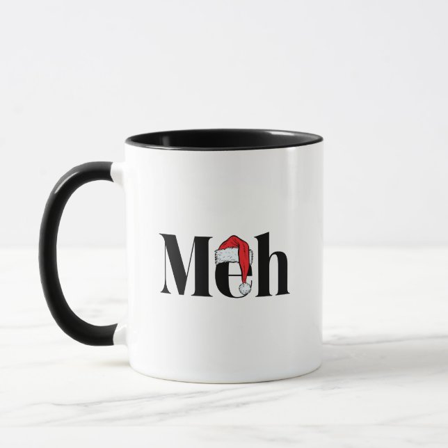 Funny Sarcastic Christmas Tasse (Links)