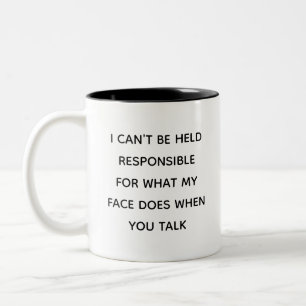 Funny Sarcastic Engineer Coffee Rude Coworker Gift Zweifarbige Tasse