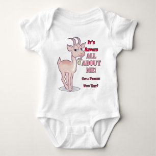 Funny Sarcastic Goat Baby Strampler