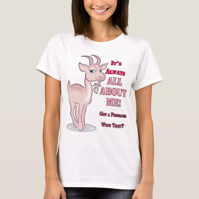 Funny Sarcastic Goat T-Shirt (Vorderseite)