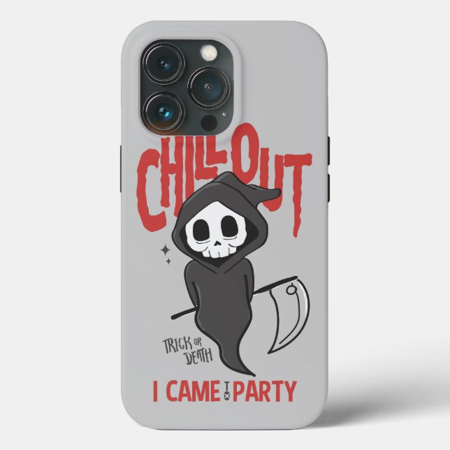 Funny Sarcastic Grim Sensenmann Halloween-Party Case-Mate iPhone Hülle (Rückseite)