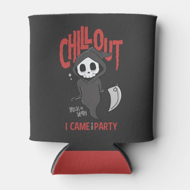 Funny Sarcastic Grim Sensenmann Halloween-Party Dosenkühler (Vorderseite)