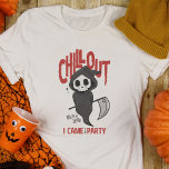 Funny Sarcastic GrimReaper Halloween-Party Kostüm T-Shirt<br><div class="desc">Frohe Halloween alle! Bist du bereit,  den Halloween-Geist zu vertreiben? Diese lustigen Halloween Chill Out I Came To Party Funny Grim Sensenmann sind die beste Möglichkeit,  um sich in Horror Nights. Lass feiert diesen 31. Oktober Halloween. Viel Spaß beim Trick oder bei Halloween-Partys mit Familie und Freunden.</div>