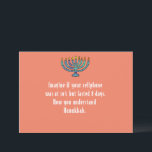 Funny Sarcastic Hanukkah Chanukah Handy Zitat Einladung<br><div class="desc">Funny Sarcastic Hanukkah Chanukah Handy Zitat</div>