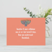 Funny Sarcastic Hanukkah Chanukah Handy Zitat