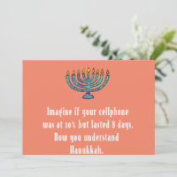 Funny Sarcastic Hanukkah Chanukah Handy Zitat