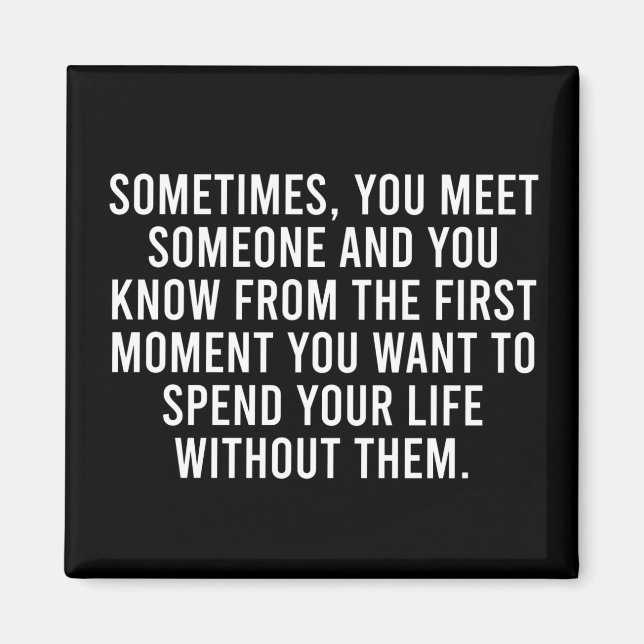 Funny Sarcastic Introvert Spaß Sprichwort Magnet (Vorne)