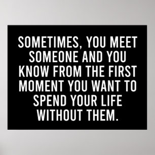 Funny Sarcastic Introvert Spaß Sprichwort Poster