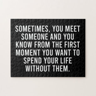 Funny Sarcastic Introvert Spaß Sprichwort Puzzle