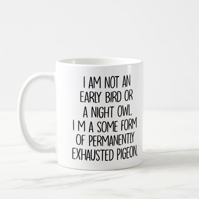Funny Sarcastic Kaffeetasse (Links)
