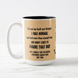Funny Sarcastic Lamas Quotes Zweifarbige Tasse