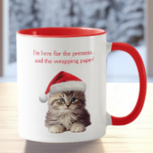 Funny Sarcastic Maine Coon Cat Weihnachtsmannmütze