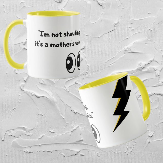 Funny Sarcastic Mama Voice Tasse (Von Creator hochgeladen)