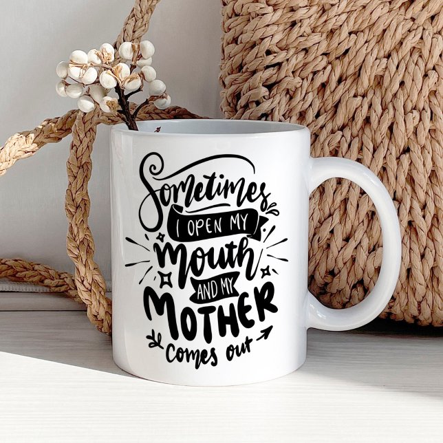 Funny Sarcastic Mama Zitat Kaffeetasse (Von Creator hochgeladen)