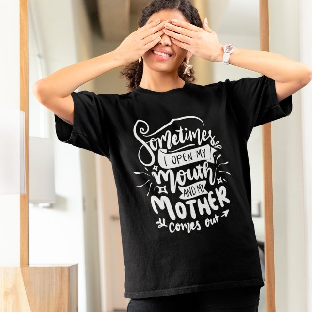 Funny Sarcastic Mama Zitat T-Shirt (Von Creator hochgeladen)