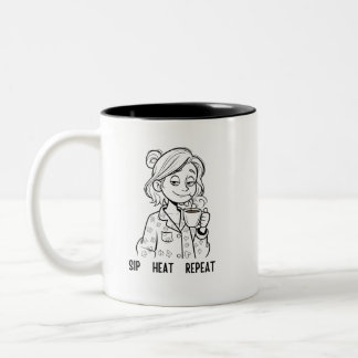 Funny Sarcastic Mom Mug Zweifarbige Tasse