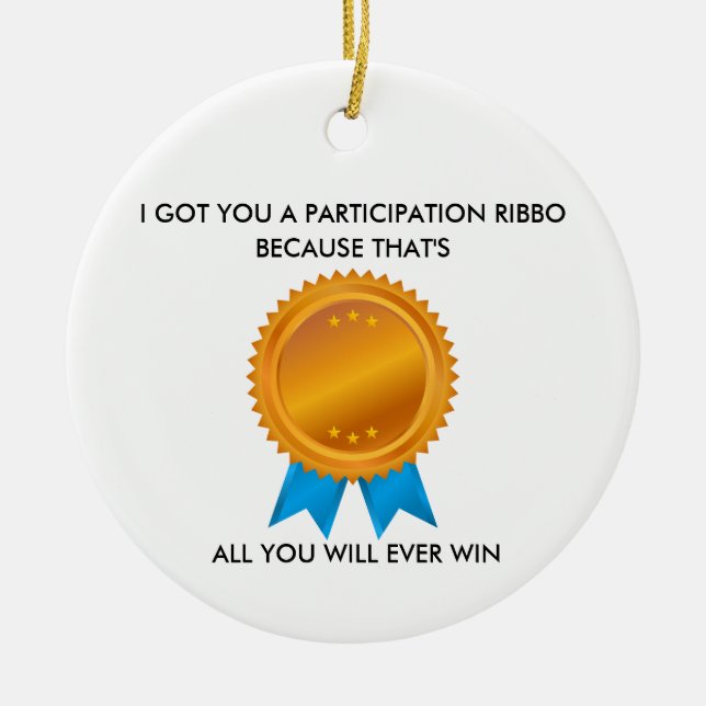 Funny Sarcastic Ornament Gift for Friends Coworker (Vorne)