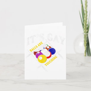 Funny Sarcastic Pool Billiards Erklärung Es ist sc Karte