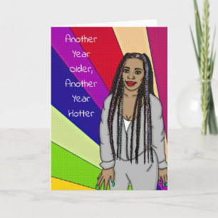 Funny Sarcastic Pop Art Geburtstag   Karte