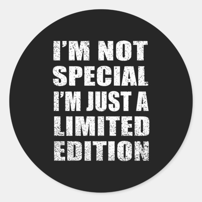 Funny Sarcastic Sayings Adult Humor Introvert  Runder Aufkleber (Vorderseite)